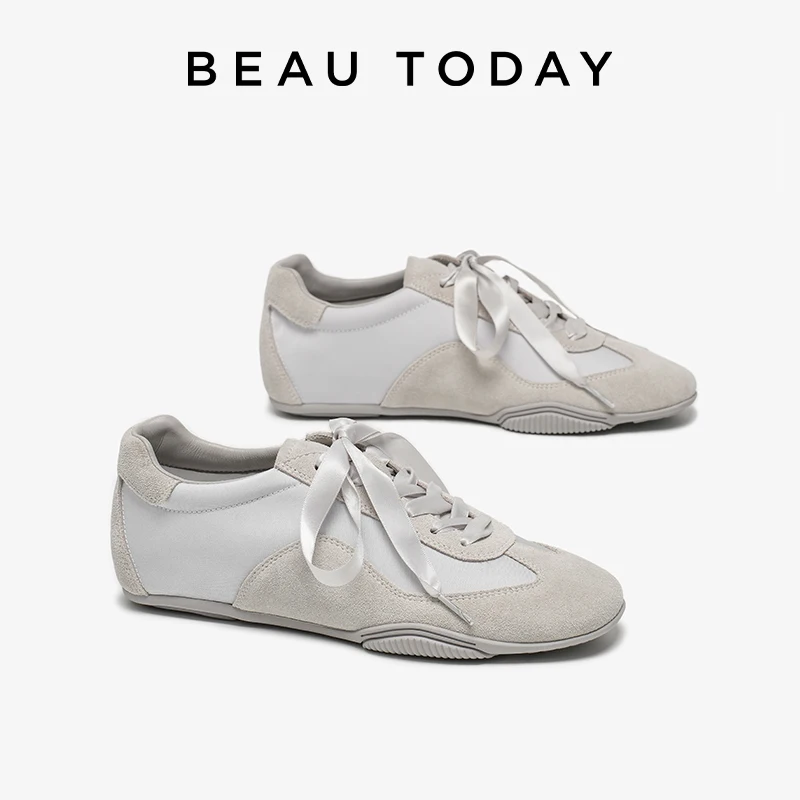 BEAUTODAY Training Shoes Women Cow Suede Leather Patchwork Summer Ballet Style Ribbon Lace-up Ladies Flats Handmade 29925
BEAUTODAY Training Shoes Women Cow Suede Leather Patchwork Summer Ballet Style Ribbon Lace-up Ladies Flats Handmade 29925