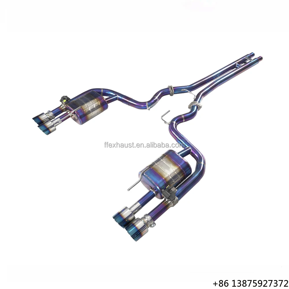 Made in China Titanium Alloy Exhaust Catback for GT 5.0L Muffler With Valve High Quality Auto Turning Pipe Parts
Made in China Titanium Alloy Exhaust Catback for GT 5.0L Muffler With Valve High Quality Auto Turning Pipe Parts