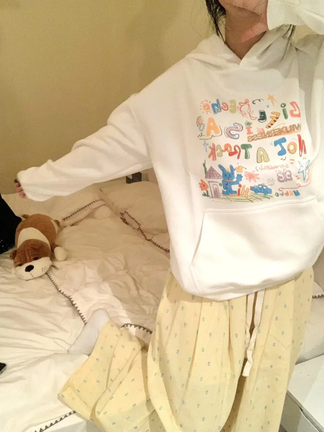 American street fashion brand women's hooded sweatshirt loose drawstring cotton printed funny cartoon design sweatshirt
American street fashion brand women's hooded sweatshirt loose drawstring cotton printed funny cartoon design sweatshirt