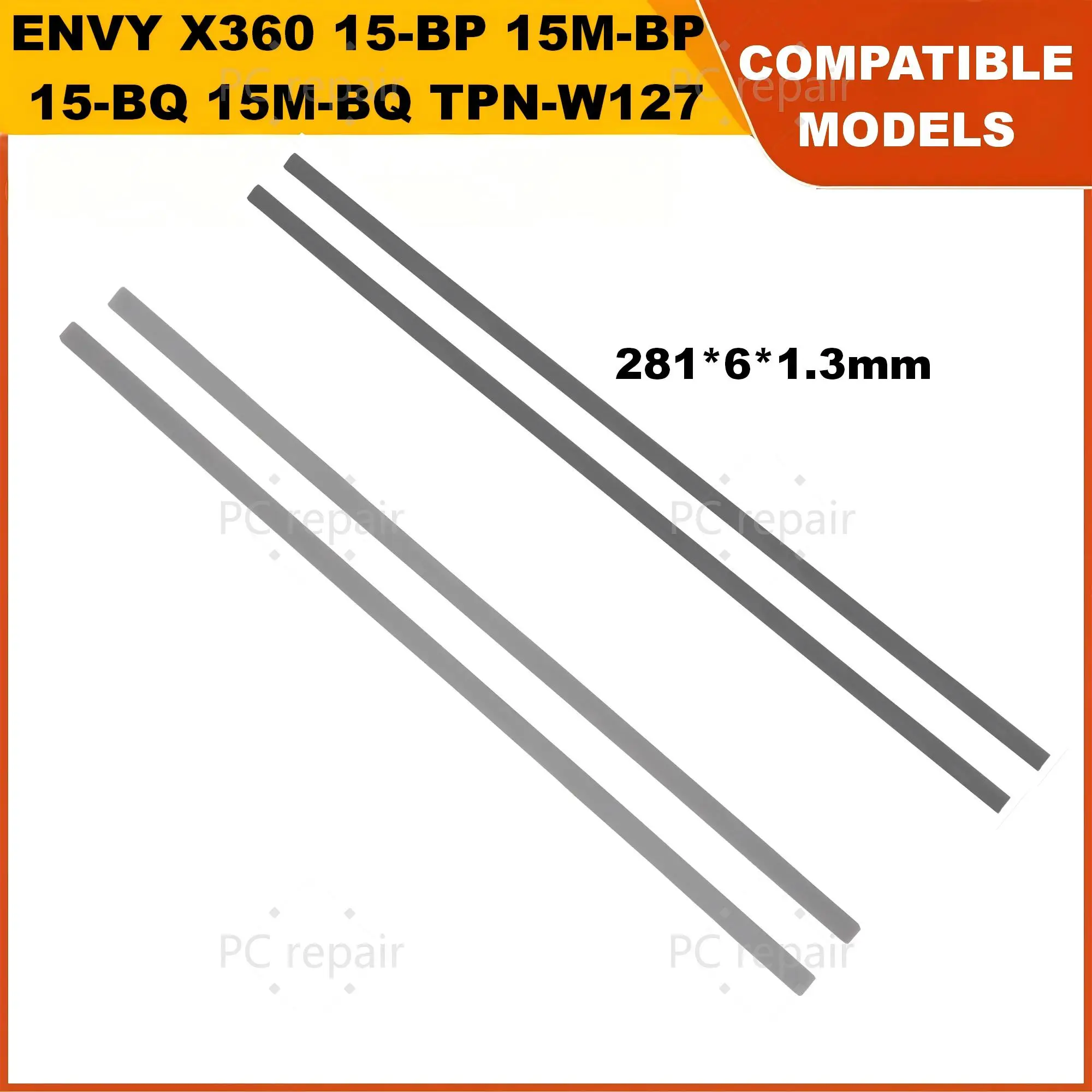 RUBBER FEET For ENVY X360 15-BP 15M-BP 15-BQ 15M-BQ TPN-W127 rubber pad on case repair 281*6*1.3mm
RUBBER FEET For ENVY X360 15-BP 15M-BP 15-BQ 15M-BQ TPN-W127 rubber pad on case repair 281*6*1.3mm