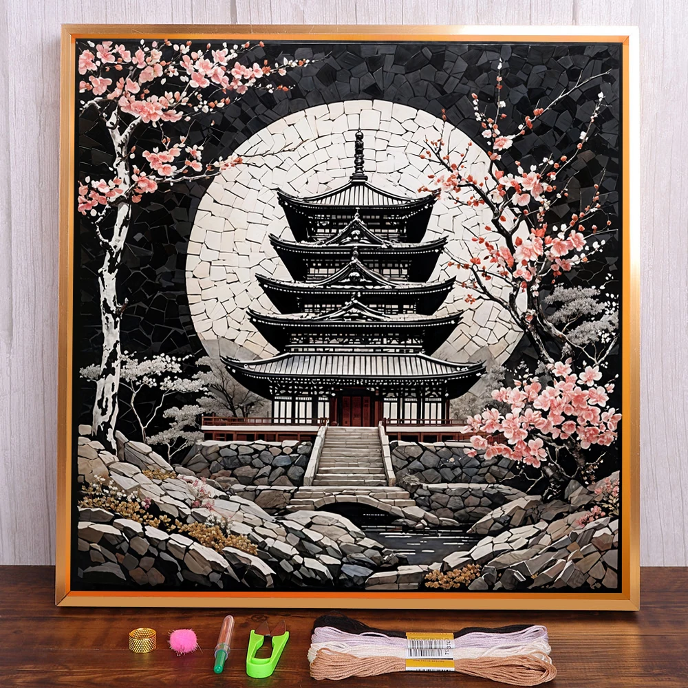 Landscape Japanese Tower Printed 11CT Cross Stitch DIY Embroidery Full Kit Hobby Craft Sewing Handmade Promotions Different Gift
Landscape Japanese Tower Printed 11CT Cross Stitch DIY Embroidery Full Kit Hobby Craft Sewing Handmade Promotions Different Gift