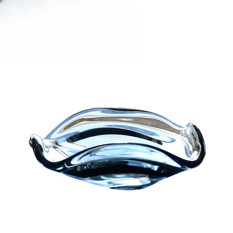 Handmade modern simple blue with square wavy edge glass fruit plate living room dining table coffee table ornament
Handmade modern simple blue with square wavy edge glass fruit plate living room dining table coffee table ornament