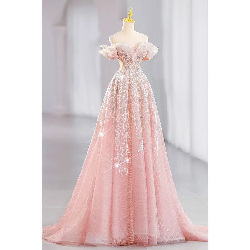 2025 New Women's Summer Dreamy Pink Evening Dress Fashion High End Engagement Toast Dress Long Style Slimming Bridal Dress
2025 New Women's Summer Dreamy Pink Evening Dress Fashion High End Engagement Toast Dress Long Style Slimming Bridal Dress