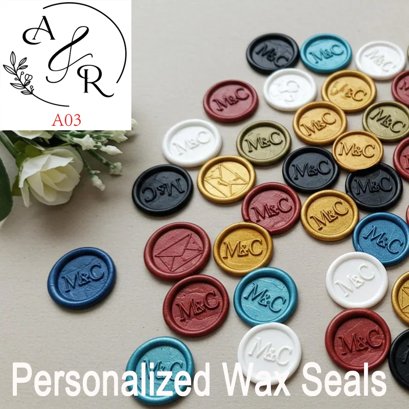 200pcs 3cm Personalized Wax Seals with Self-Adhesive Backing, Logo Wax Seal Sticker, Custom Handmade Wax Seals for Wedding
200pcs 3cm Personalized Wax Seals with Self-Adhesive Backing, Logo Wax Seal Sticker, Custom Handmade Wax Seals for Wedding