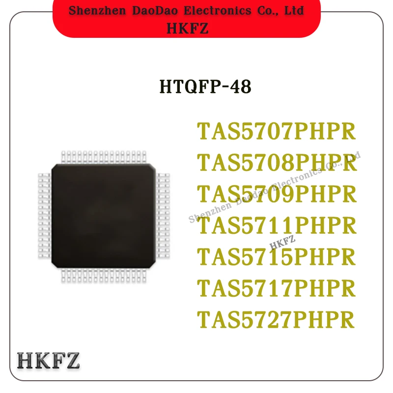 TAS5707PHPR TAS5708 TAS5709 TAS5711 TAS5715 TAS5717 TAS5727 PHPR QFP-48 chip IC new original
TAS5707PHPR TAS5708 TAS5709 TAS5711 TAS5715 TAS5717 TAS5727 PHPR QFP-48 chip IC new original