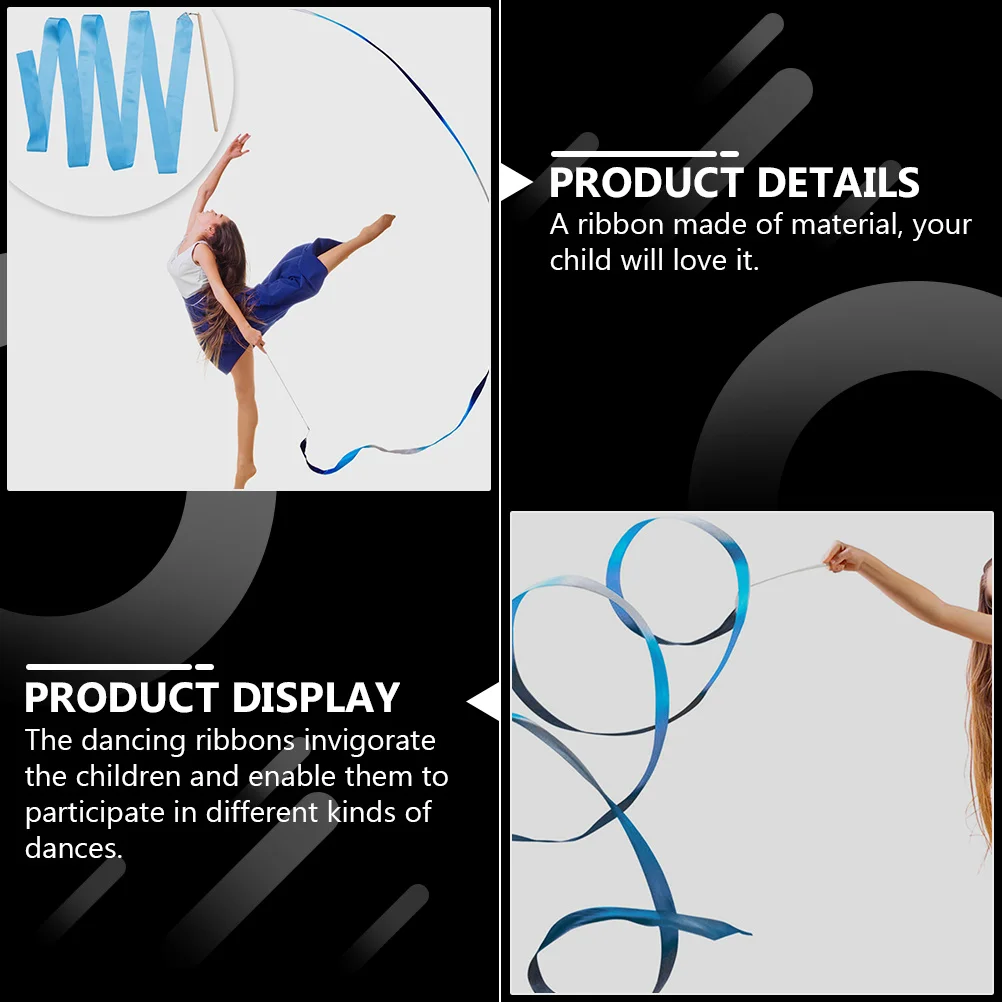 4pcs Dance Gymnastics Dancing Gymnastics Art Ribbon Rhythmic Ribbon Streamer Kids Dancing Gym Equipment Gift 
4pcs Dance Gymnastics Dancing Gymnastics Art Ribbon Rhythmic Ribbon Streamer Kids Dancing Gym Equipment Gift
