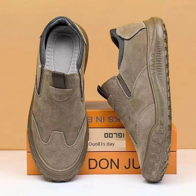 Lightweight Men's Work Shoes Summer One-Step-On Construction Site Wear Resistant Anti-Slip Waterproof Casual Shoes BEAUTISKY
Lightweight Men's Work Shoes Summer One-Step-On Construction Site Wear Resistant Anti-Slip Waterproof Casual Shoes BEAUTISKY