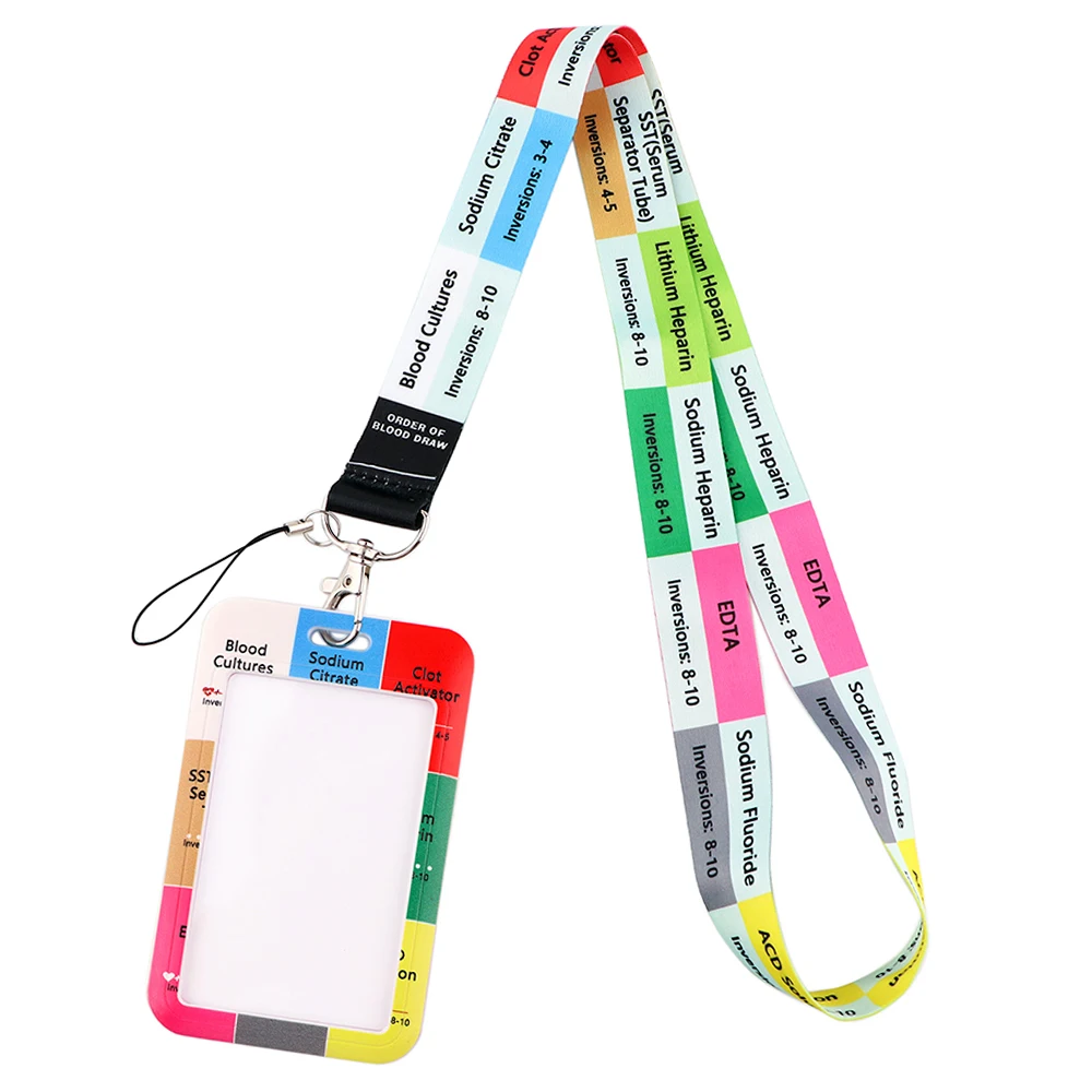 Credential holder Order of Blood Draw Lanyard Credit Card ID Badge Holder Key Ring Bag Medical Doctor Bank Card Cover Keychain 
Credential holder Order of Blood Draw Lanyard Credit Card ID Badge Holder Key Ring Bag Medical Doctor Bank Card Cover Keychain