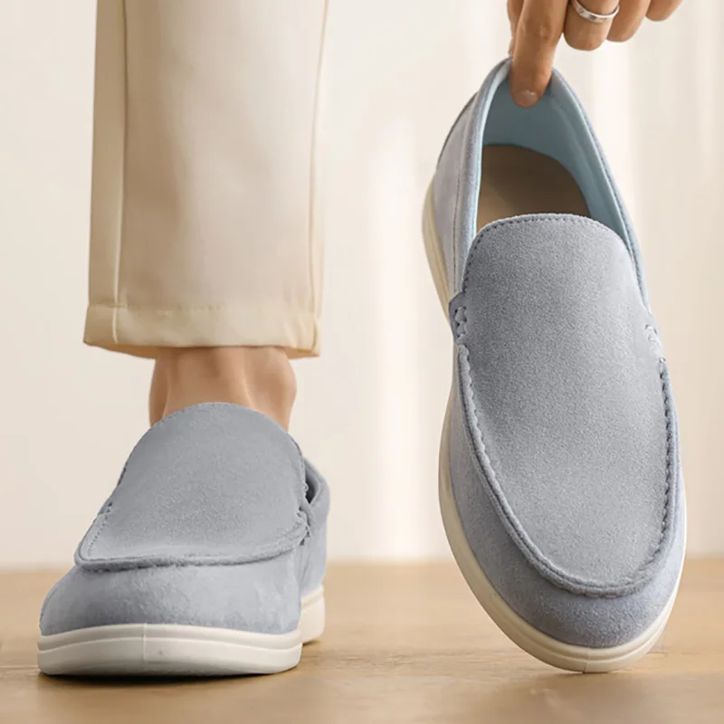 Men Flat Loafers 2025 Frosted Suede Flat Shoes Comfortable Non Slip Fashion Loafers Lightweight Trendy Outdoor Casual Shoes
Men Flat Loafers 2025 Frosted Suede Flat Shoes Comfortable Non Slip Fashion Loafers Lightweight Trendy Outdoor Casual Shoes