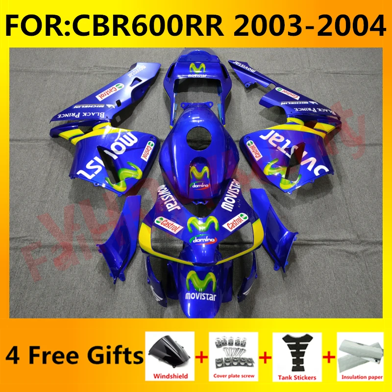 New ABS Motorcycle Whole Fairings Kit for CBR600RR F5 2003 2004 CBR600 RR CBR 600RR 03 04 Bodywork full fairing set blue yellow
New ABS Motorcycle Whole Fairings Kit for CBR600RR F5 2003 2004 CBR600 RR CBR 600RR 03 04 Bodywork full fairing set blue yellow