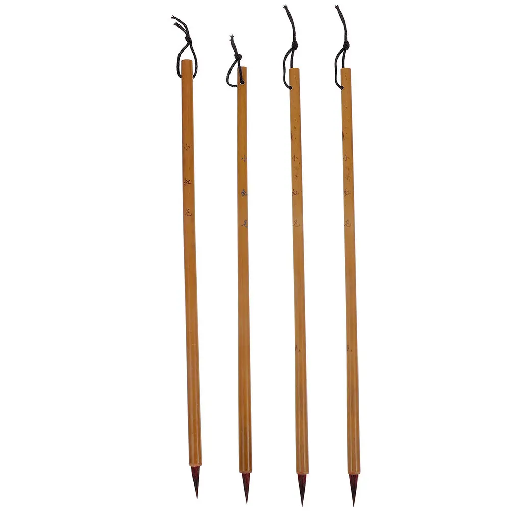 4Pcs Small Script Calligraphy Brushes Bamboo Material Professional Writing Brush for Chinese Calligraphy Painting Student Gift
4Pcs Small Script Calligraphy Brushes Bamboo Material Professional Writing Brush for Chinese Calligraphy Painting Student Gift