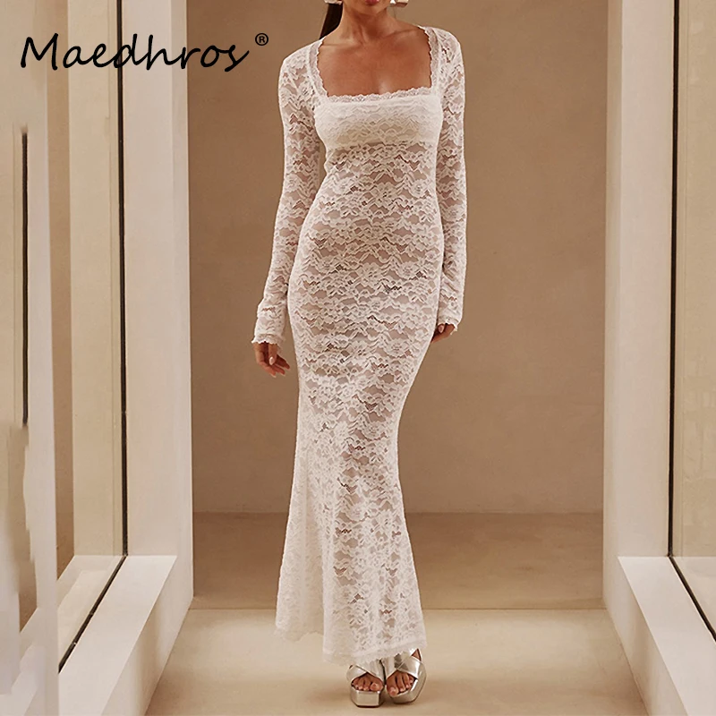 Lace Flowers Long Sleeve Female Sexy Bodycon See Through Sexy Mini Dress Women Fashion Outfit Evening Party Nightclub Dress
Lace Flowers Long Sleeve Female Sexy Bodycon See Through Sexy Mini Dress Women Fashion Outfit Evening Party Nightclub Dress