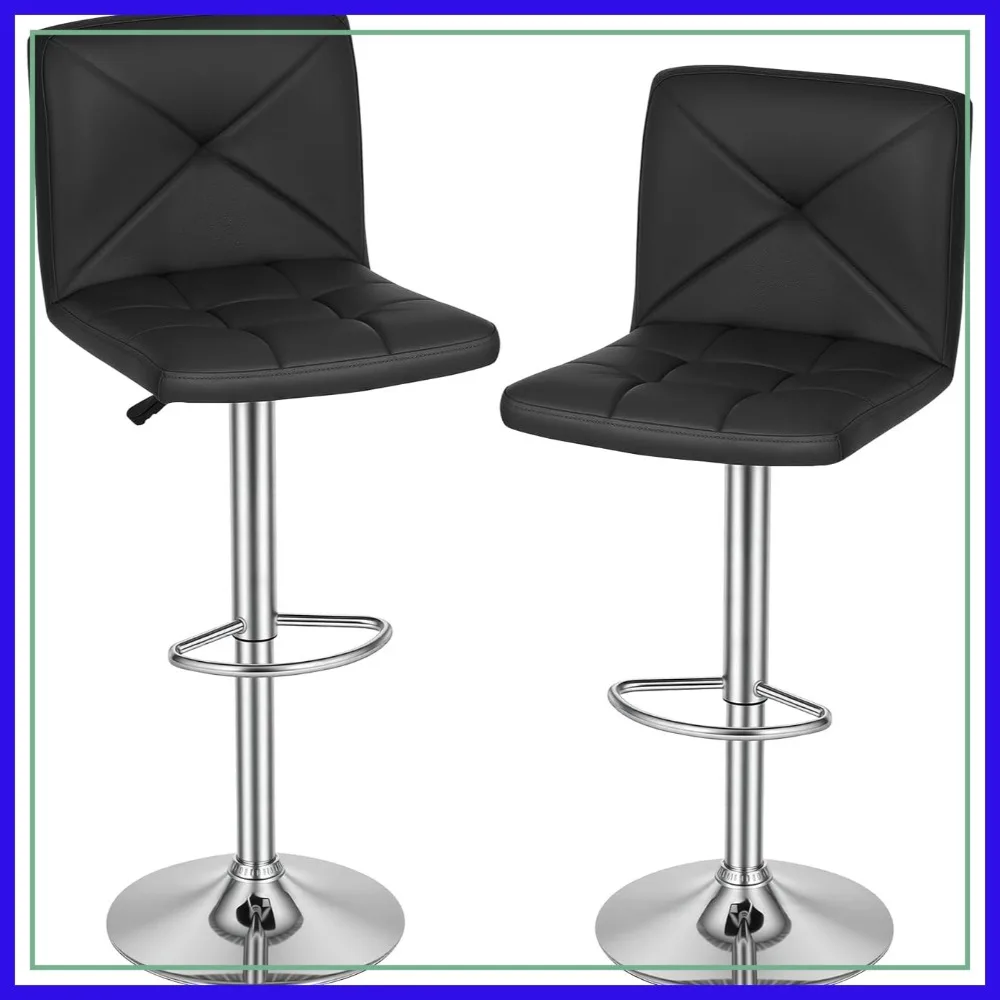 PU Leather Swivel Bar Stools Set of 2, Adjustable Height Kitchen Counter Chairs for Dining Room
PU Leather Swivel Bar Stools Set of 2, Adjustable Height Kitchen Counter Chairs for Dining Room