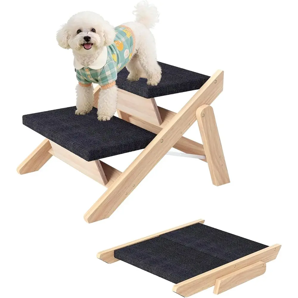 Multi-Functional Wooden Pet Stairs & Bed for Dogs, Supports Up to 180 Pounds, Ideal for Elderly or Short-Legged Pets
Multi-Functional Wooden Pet Stairs & Bed for Dogs, Supports Up to 180 Pounds, Ideal for Elderly or Short-Legged Pets