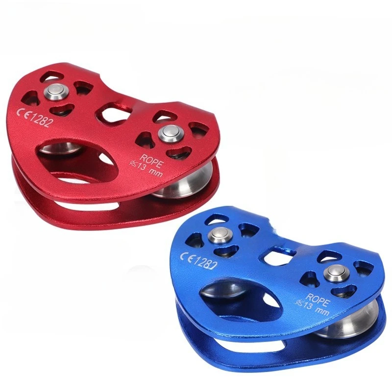 Outdoor mountaineering Rock climbing pulley block Heart-shaped row double pulley Crossing zipline Heart-shaped pulley
Outdoor mountaineering Rock climbing pulley block Heart-shaped row double pulley Crossing zipline Heart-shaped pulley