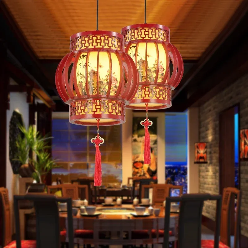 Chinese Style Wooden Chandelier, Classical Sheepskin Lantern, Retro Hanging Lamp for Tea House Restaurant Living Room, YHJ102801
Chinese Style Wooden Chandelier, Classical Sheepskin Lantern, Retro Hanging Lamp for Tea House Restaurant Living Room, YHJ102801