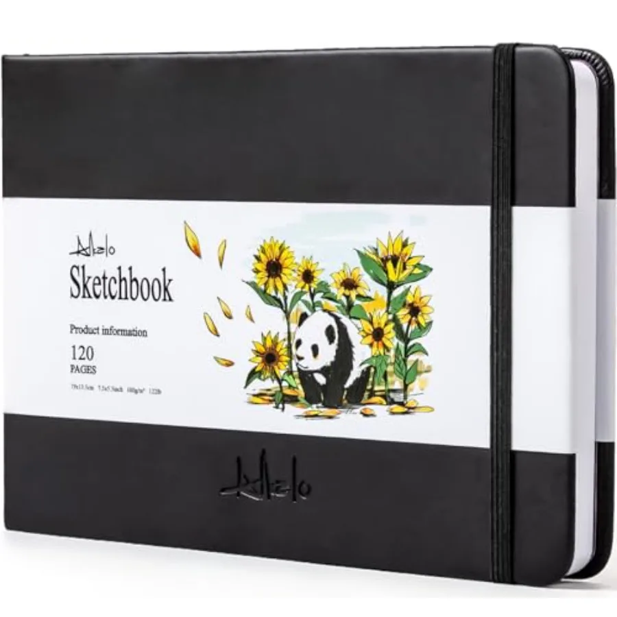 Square Sketchbook for Drawing, 120 Pages Sketch Book, 122LB/180GSM Thick Paper, Mixed Media Sketchbook for Charcoal Pencil, Ink
Square Sketchbook for Drawing, 120 Pages Sketch Book, 122LB/180GSM Thick Paper, Mixed Media Sketchbook for Charcoal Pencil, Ink