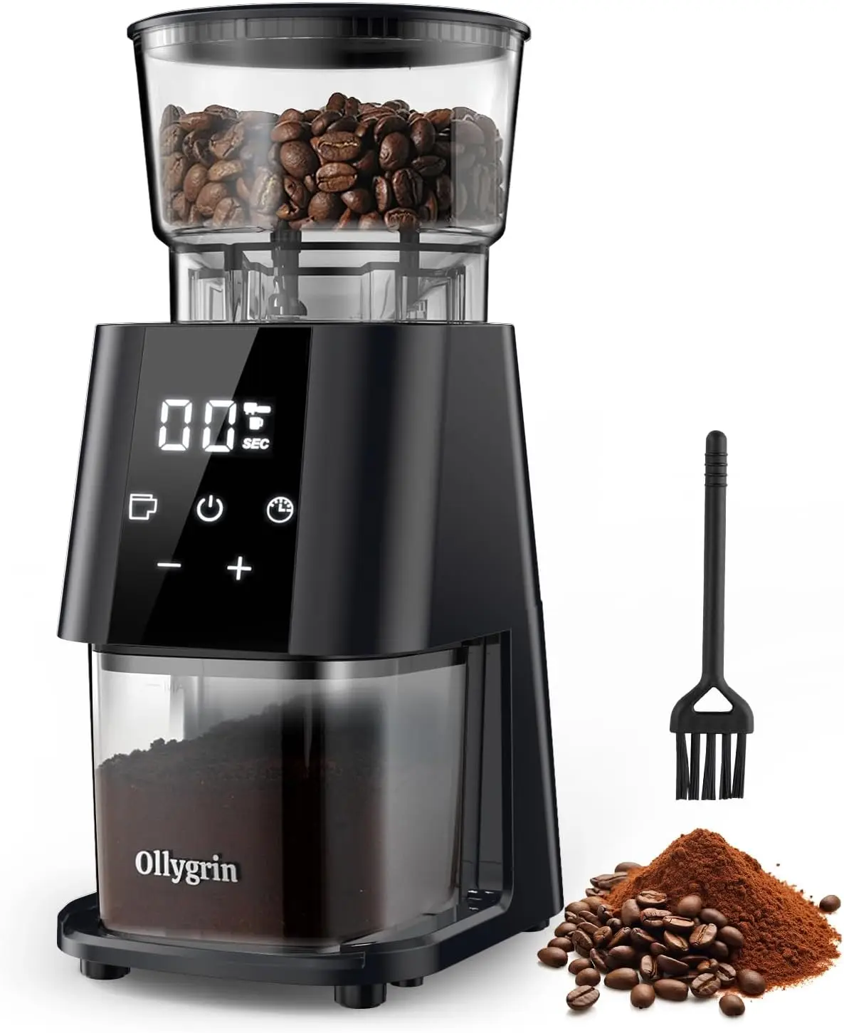 Electric Conical Burr Coffee Grinder with Touchscreen, Adjustable for French Press & Drip Coffee, 30 Grind Sizes, Home Use
Electric Conical Burr Coffee Grinder with Touchscreen, Adjustable for French Press & Drip Coffee, 30 Grind Sizes, Home Use
