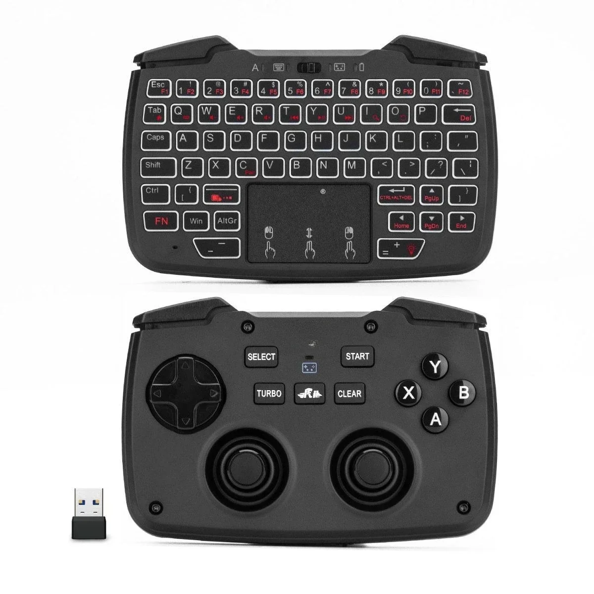 Mini Wireless Bluetooth PS3 Gamepad Controller Pocket Keyboard and Mouse Combination Laptop