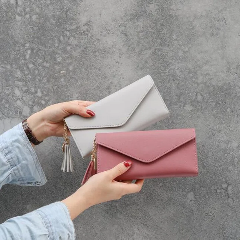 Fashion Womens Wallets Simple Zipper Purses Black Purple Gray Red Long Section Clutch Wallet Soft PU Leather Money Bag
Fashion Womens Wallets Simple Zipper Purses Black Purple Gray Red Long Section Clutch Wallet Soft PU Leather Money Bag