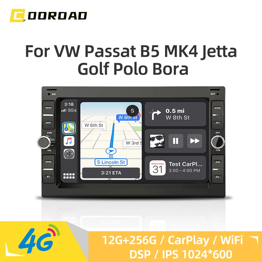 Автомобильное радио Android 14, для Volkswagen Passat B5 MK4 Golf Bora Jetta CarPlay, GPS-навигация, 4G, Wi-Fi, Bluetooth, автомобильный мультимедийный плеер
Автомобильное радио Android 14, для Volkswagen Passat B5 MK4 Golf Bora Jetta CarPlay, GPS-навигация, 4G, Wi-Fi, Bluetooth, автомобильный мультимедийный плеер