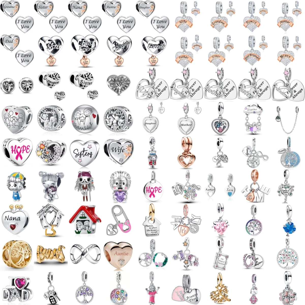 Модные серебряные шармы-бусины 925 пробы из серии «Семейное дерево» для браслетов, украшения для дома, подходят для оригинальных браслетов, аксессуары для рукоделия
Модные серебряные шармы-бусины 925 пробы из серии «Семейное дерево» для браслетов, украшения для дома, подходят для оригинальных браслетов, аксессуары для рукоделия