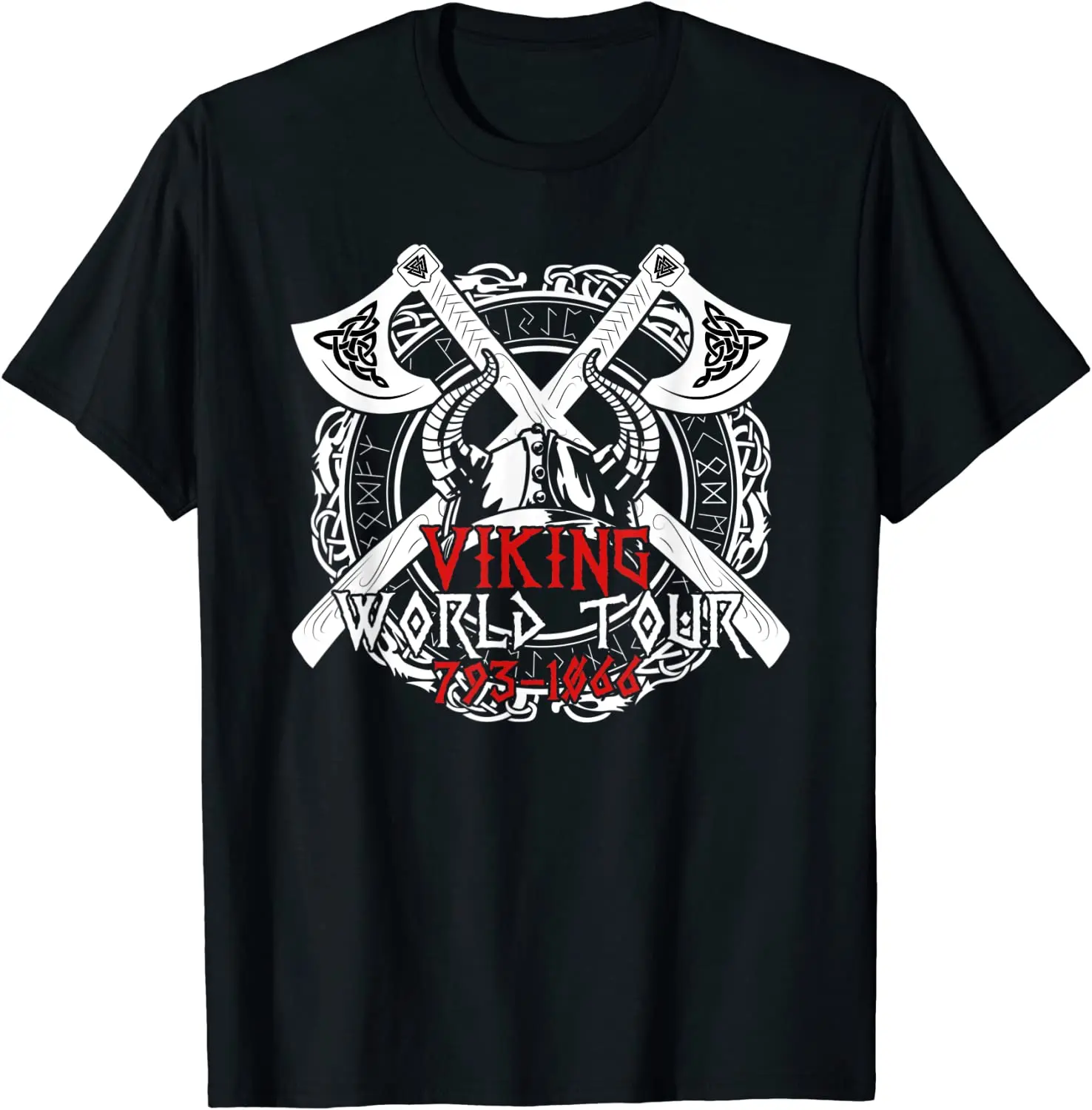 Vi king World Tour with Backprint Nordic Vi king Mythology Men T-Shirt Short Sleeve Casual 100% Cotton O-Neck Summer Shirt
Vi king World Tour with Backprint Nordic Vi king Mythology Men T-Shirt Short Sleeve Casual 100% Cotton O-Neck Summer Shirt
