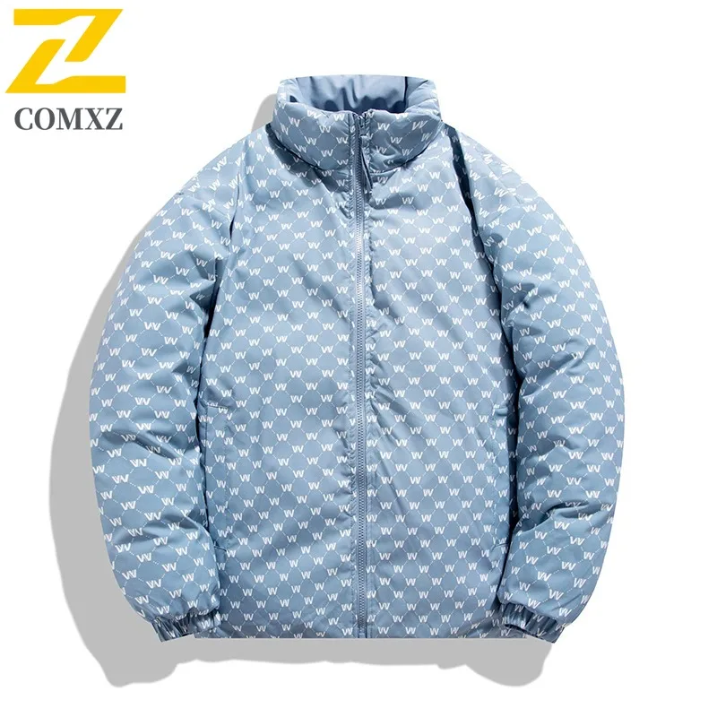 COMXZ 2025/мужская двусторонняя толстая теплая стеганая хлопковая куртка, зимнее легкое удобное пальто с двойным лицом
COMXZ 2025/мужская двусторонняя толстая теплая стеганая хлопковая куртка, зимнее легкое удобное пальто с двойным лицом