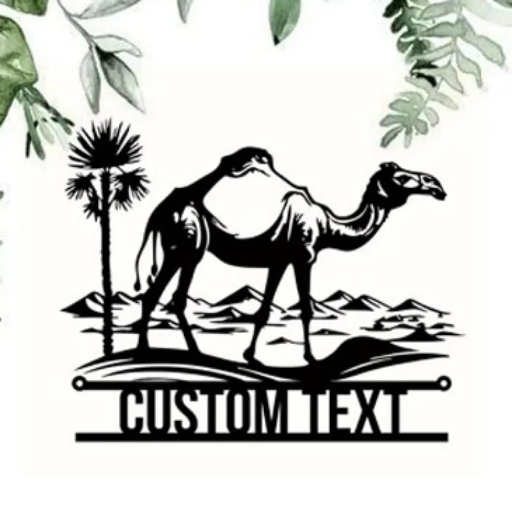 Интригующий 1 шт., настраиваемый одиночный горб, верблюжий металлический настенный художественный персонализированный арабский дромадный знак с именем в стильном дизайне, прочный
Интригующий 1 шт., настраиваемый одиночный горб, верблюжий металлический настенный художественный персонализированный арабский дромадный знак с именем в стильном дизайне, прочный