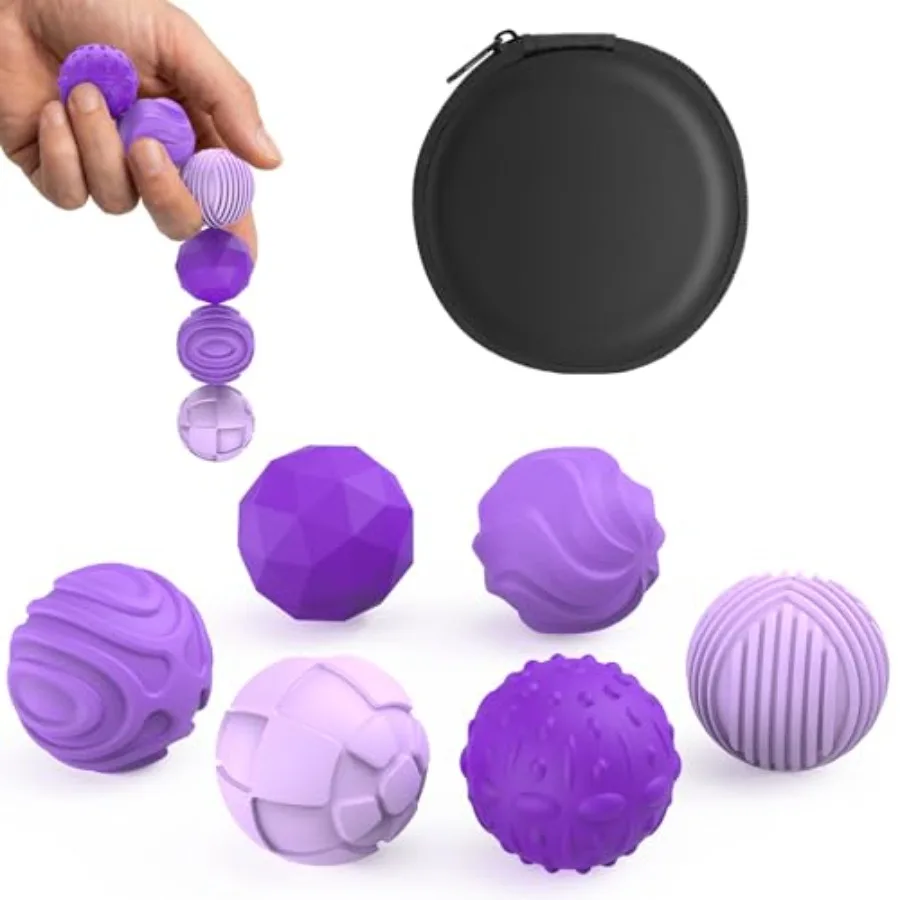 Silicone Magnetic Fidget Balls for Adults - 6PCS Stress Relief Sensory Toys for Anxiety and ADHD, Quiet Office Desk Toys, Ideal
Silicone Magnetic Fidget Balls for Adults - 6PCS Stress Relief Sensory Toys for Anxiety and ADHD, Quiet Office Desk Toys, Ideal