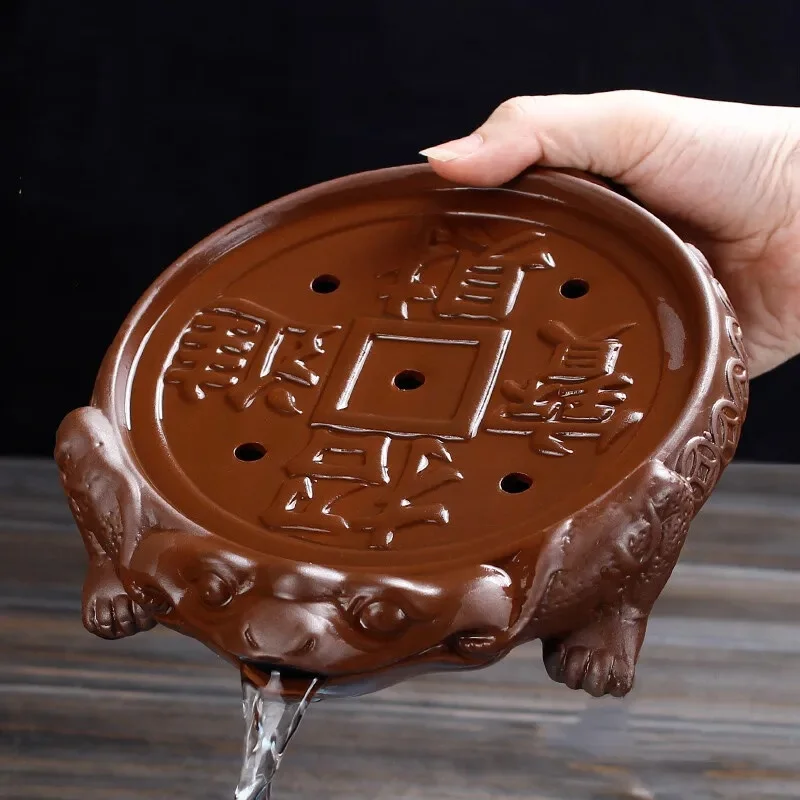 Purple Clay Tea Tray Water Storage Tea Board Chinese Zisha Tea Set Accessories
Purple Clay Tea Tray Water Storage Tea Board Chinese Zisha Tea Set Accessories