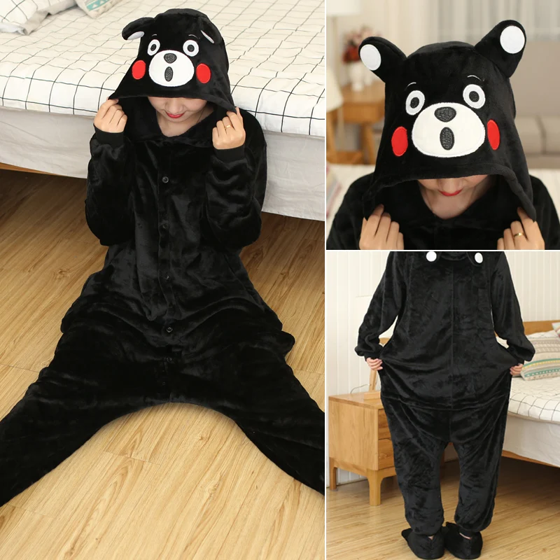 Kigurumi Kumamon Bear Cartoon Onesies Adults Kids Animal Pajamas Women Anime Cosplay Costumes For Christmas Halloween Party
Kigurumi Kumamon Bear Cartoon Onesies Adults Kids Animal Pajamas Women Anime Cosplay Costumes For Christmas Halloween Party