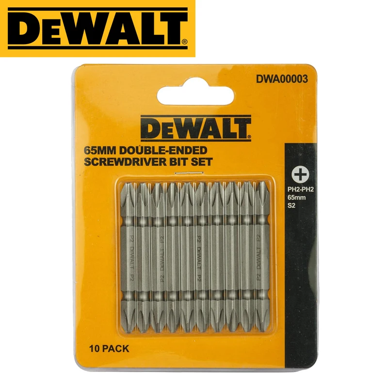DEWALT DWA00003 65 мм двухсторонний Набор отверток PH2 10 шт. многоцелевой высокопрочный наконечник для беспроводных инструментов/дрель
DEWALT DWA00003 65 мм двухсторонний Набор отверток PH2 10 шт. многоцелевой высокопрочный наконечник для беспроводных инструментов/дрель