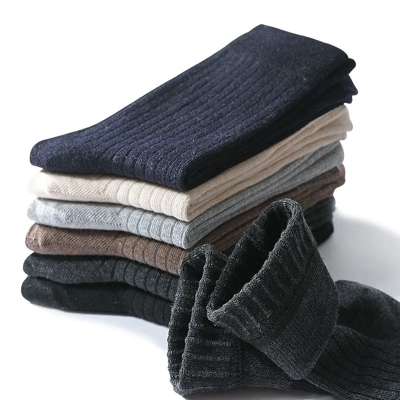 Men's Autumn Winter Socks Mid-tube Socks Solid Color Cotton Socks Cashmere Sock Business Stockings Solid Color Simple Thick Sock
Men's Autumn Winter Socks Mid-tube Socks Solid Color Cotton Socks Cashmere Sock Business Stockings Solid Color Simple Thick Sock