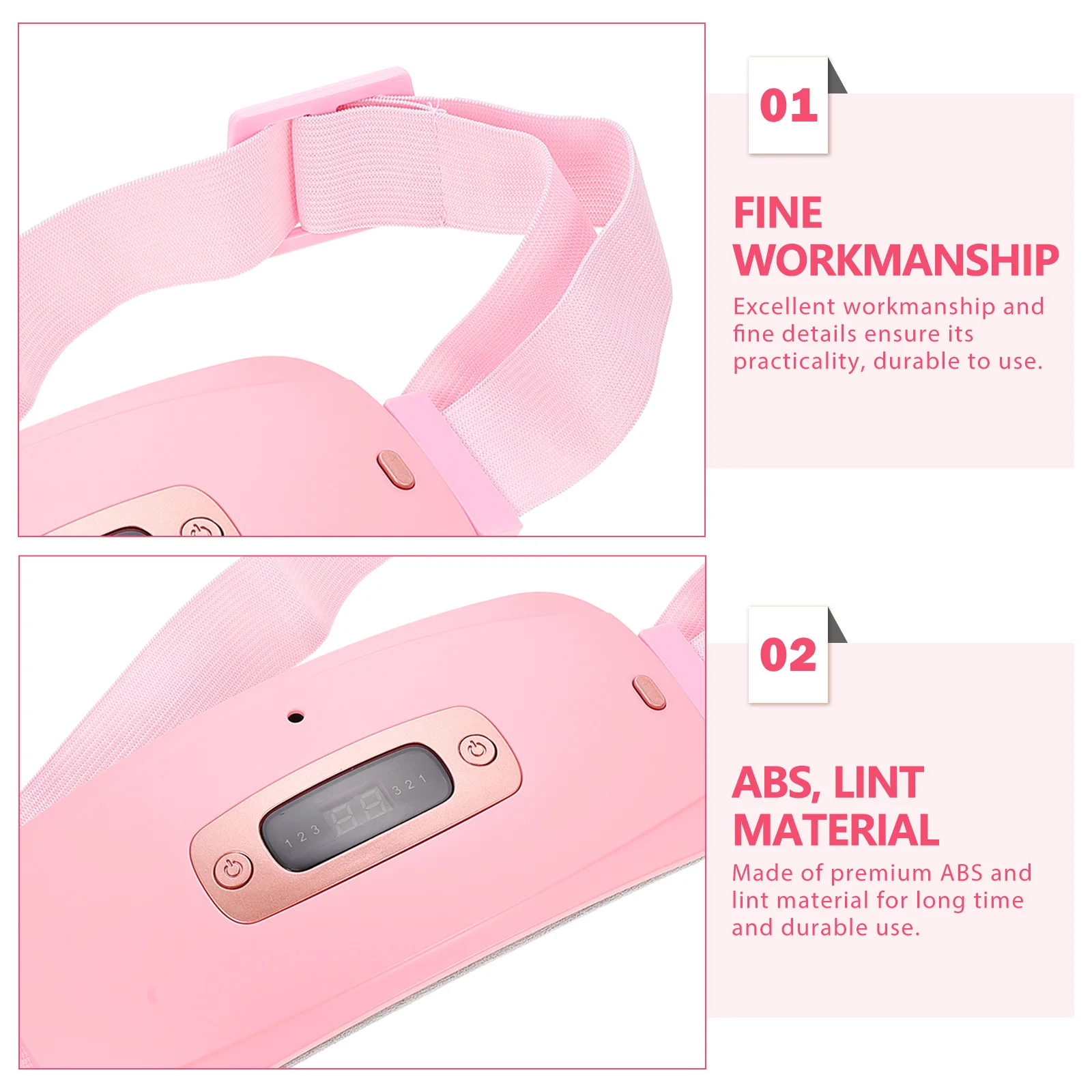 Cramp Relief Massager Menstrual Period Belt Durable ABS Heating Pad for Cramps Lightweight Uterus Warming Belt Women Supply
Cramp Relief Massager Menstrual Period Belt Durable ABS Heating Pad for Cramps Lightweight Uterus Warming Belt Women Supply