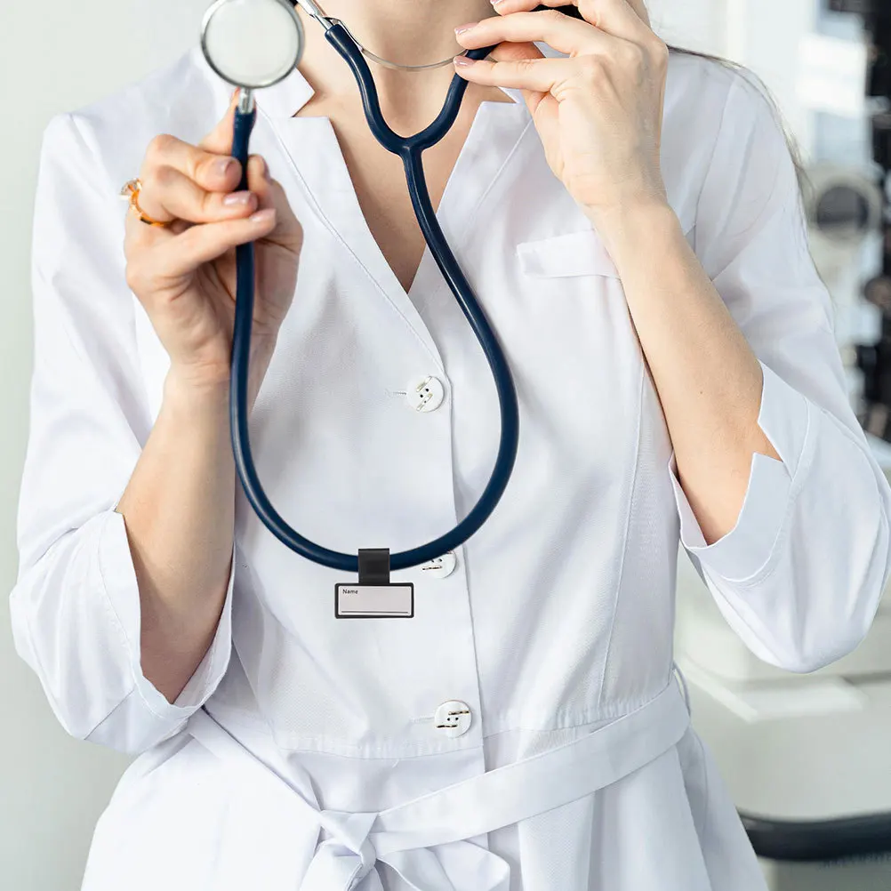 12Pcs Stethoscope Identification Tags Plastic Name Holders Easy Attach Name Badge Clips Medical Equipment Label Nurse
12Pcs Stethoscope Identification Tags Plastic Name Holders Easy Attach Name Badge Clips Medical Equipment Label Nurse