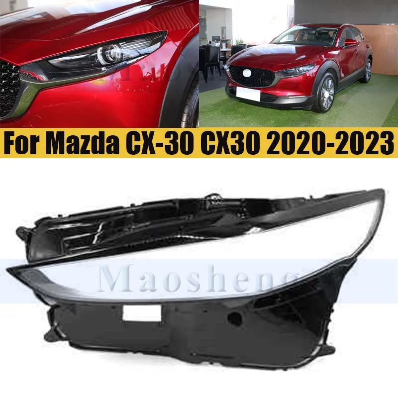 Front Bumper Headlight Cover For Mazda CX-30 CX30 2020-2023 Cover Shell Shade Head Lamp Glass Head Light Lens Caps
Front Bumper Headlight Cover For Mazda CX-30 CX30 2020-2023 Cover Shell Shade Head Lamp Glass Head Light Lens Caps