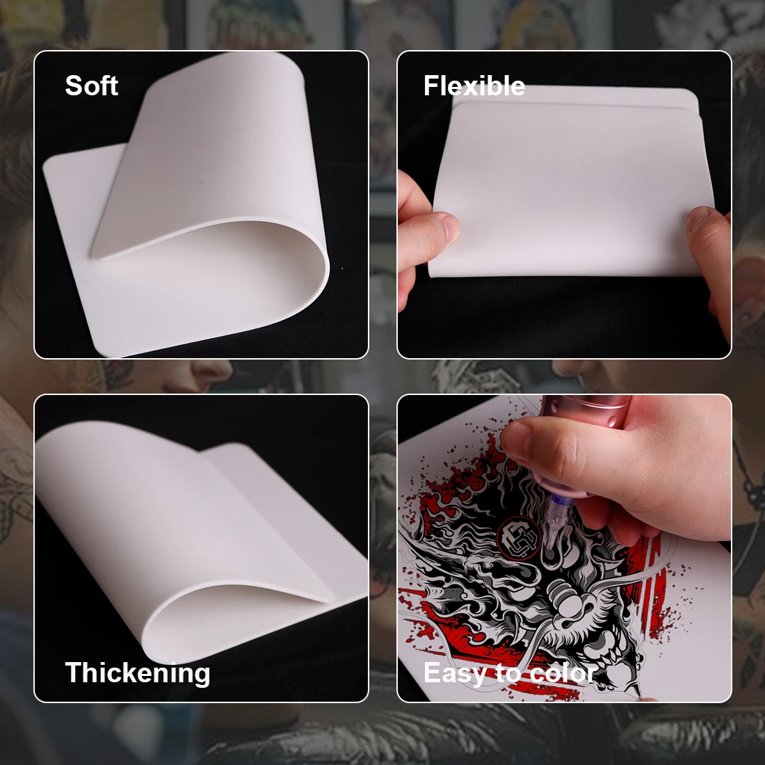 JC TATTOO Tattoo Practice Skin Blank Tattoo Skin Practice Поддельная кожа для начинающих татуировок и опытных художников Товары для татуировок
JC TATTOO Tattoo Practice Skin Blank Tattoo Skin Practice Поддельная кожа для начинающих татуировок и опытных художников Товары для татуировок