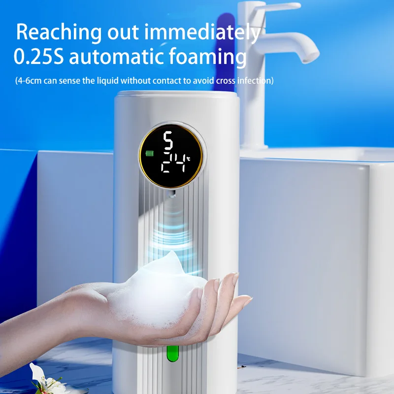 Automatic Detergent Sensor Smart Soap Dispenser Hand Sanitizer Machine Induction Foam Washing Mobile Phone Wall Hanging Desktop
Automatic Detergent Sensor Smart Soap Dispenser Hand Sanitizer Machine Induction Foam Washing Mobile Phone Wall Hanging Desktop