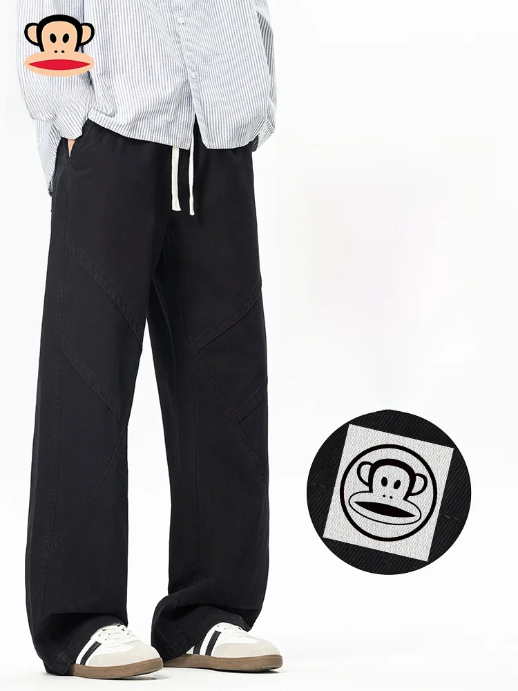 PaulFrank Retro Work Pants Men's Loose Casual Splicing Big Mouth Monkey Bla Sports Leisure Pants Autumn Straight Leg Cotton
PaulFrank Retro Work Pants Men's Loose Casual Splicing Big Mouth Monkey Bla Sports Leisure Pants Autumn Straight Leg Cotton
