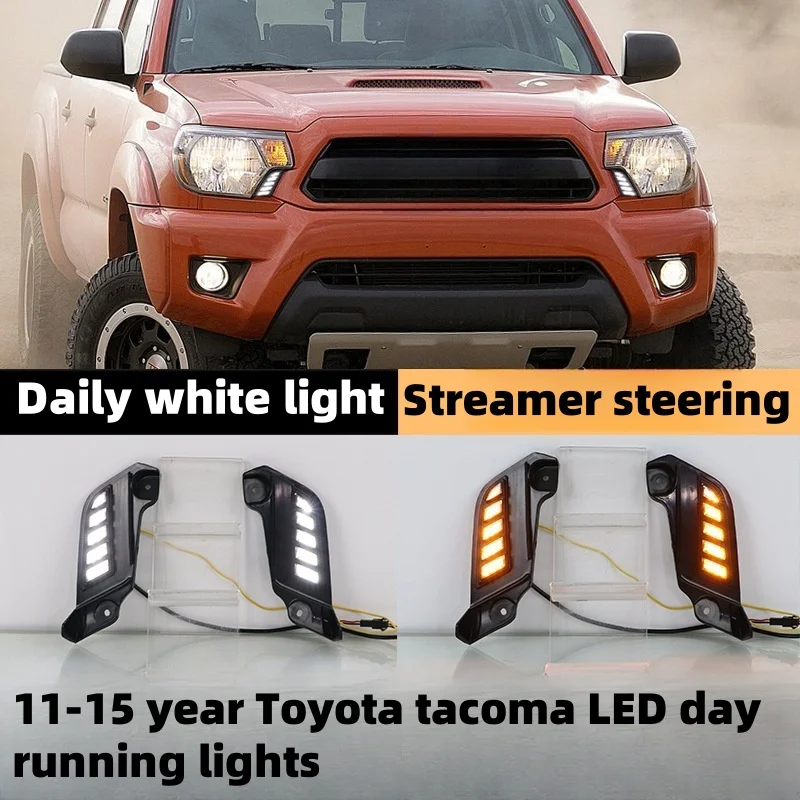 Подходит для 11-15 лет Toyota Tacoma светодиодные дневные ходовые огни модифицированные передние противотуманные фары модели Mustang
Подходит для 11-15 лет Toyota Tacoma светодиодные дневные ходовые огни модифицированные передние противотуманные фары модели Mustang