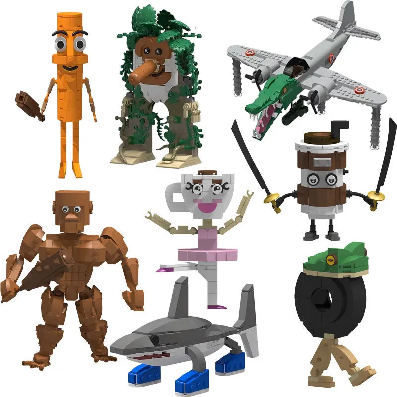 Italian Brainrot Tung Tung Sahur Building Blocks Tralalero Tralala Sharks Blocks Toys Action Figures Children's Birthday Gifts
Italian Brainrot Tung Tung Sahur Building Blocks Tralalero Tralala Sharks Blocks Toys Action Figures Children's Birthday Gifts