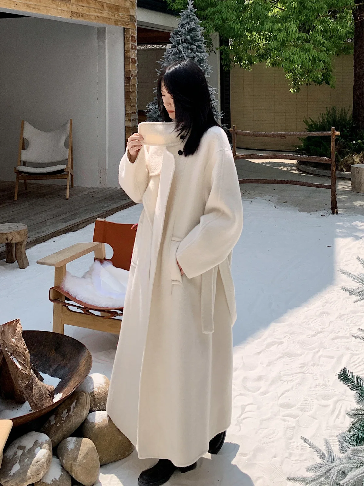 Пальто женское двустороннее из вельвета и шерсти, зимнее, средней длины, свободного кроя, класса люкс, с воротником-стойкой, длинный рукав
Пальто женское двустороннее из вельвета и шерсти, зимнее, средней длины, свободного кроя, класса люкс, с воротником-стойкой, длинный рукав