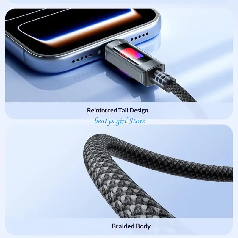 C7AB Aluminum Alloy Type C Cable Supporting 100W Fast Charging Technology for Long Performances
C7AB Aluminum Alloy Type C Cable Supporting 100W Fast Charging Technology for Long Performances