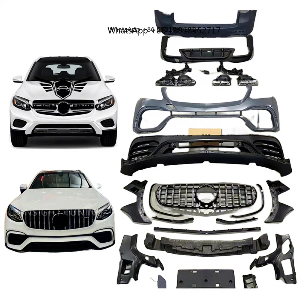 New PP Plastic X253 GLC Bodykit Conversion Car Bumpers with Clips for X253 GLC 2016-2019 Upgrade to GLC63 Body Kit JJ423
New PP Plastic X253 GLC Bodykit Conversion Car Bumpers with Clips for X253 GLC 2016-2019 Upgrade to GLC63 Body Kit JJ423