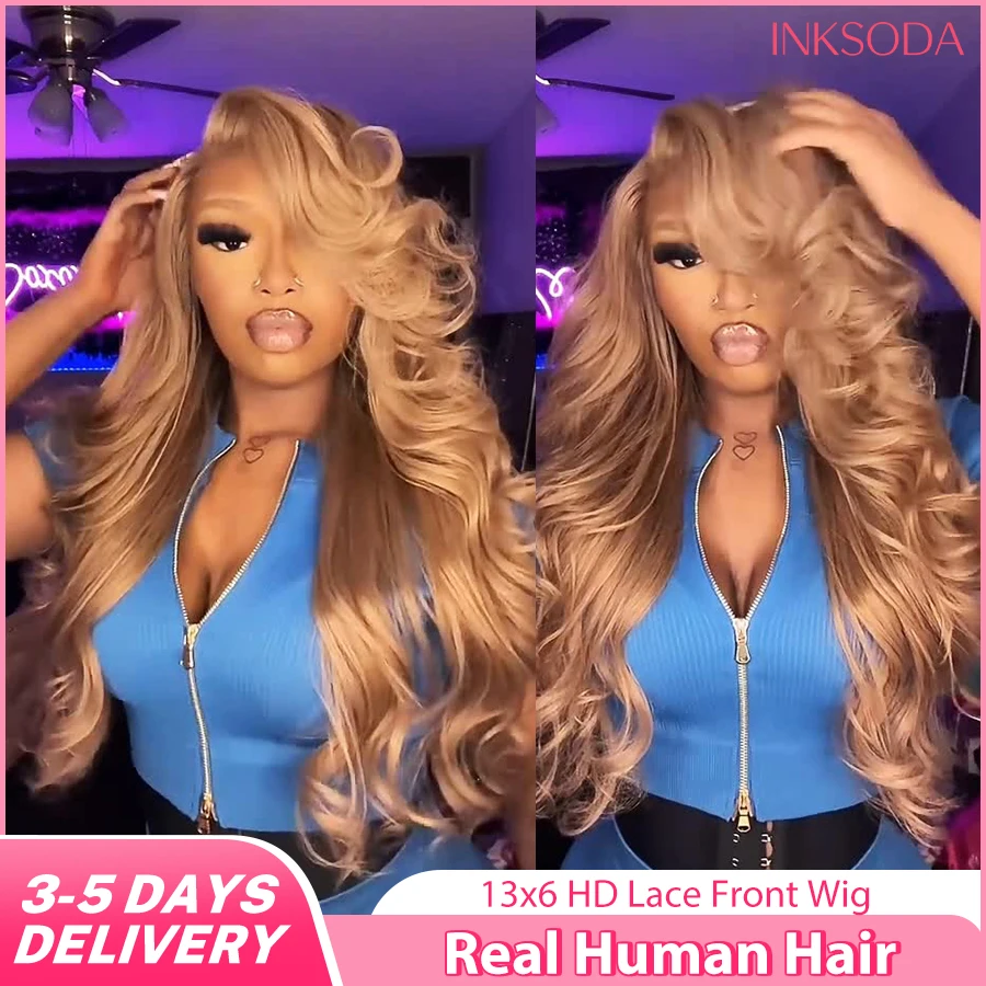 220% Density 16-36 Inch Honey Blonde Curly Deep Wave Frontal Wig With HD Transparent 13x6 13x4 Lace Front For Natural Look Human Hair Wigs For Women #27 Colored Human Hair Wigs Curly Hair Water Wave Honey Blonde Wig Human Hair
220% Density 16-36 Inch Honey Blonde Curly Deep Wave Frontal Wig With HD Transparent 13x6 13x4 Lace Front For Natural Look Human Hair Wigs For Women #27 Colored Human Hair Wigs Curly Hair Water Wave Honey Blonde Wig Human Hair