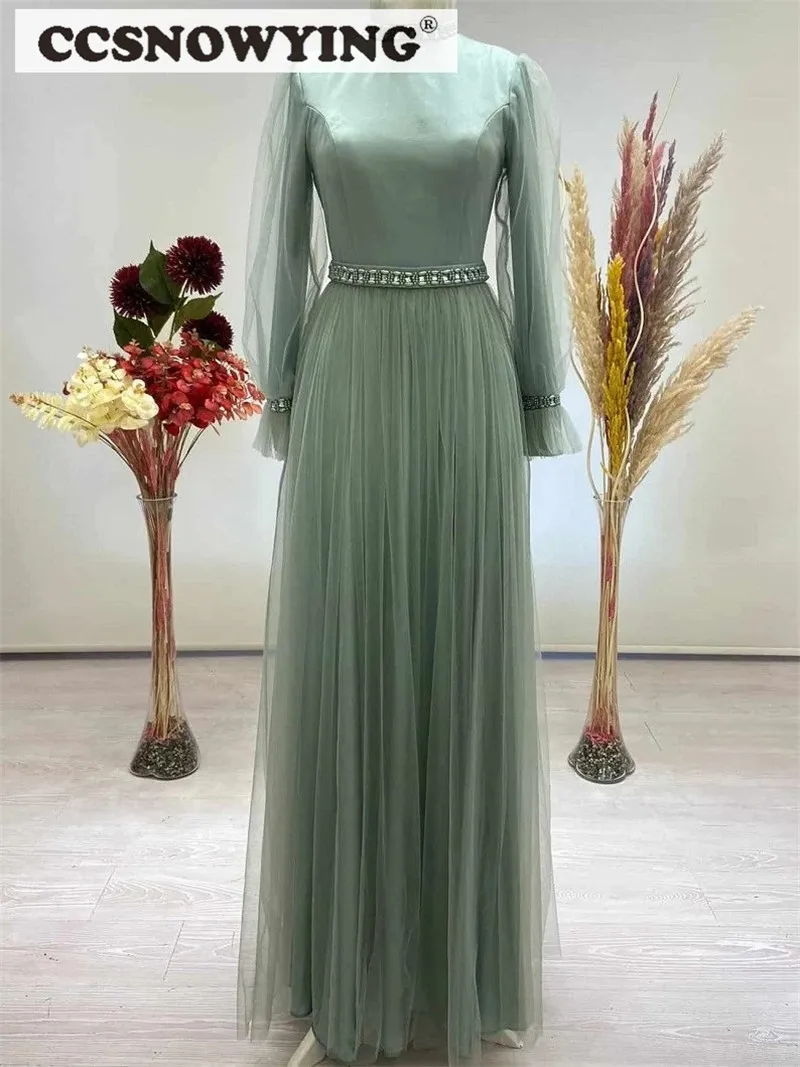 Simple Full Sleeve Muslim Evening Dresses Beaded Islamic Formal Party Gowns Women A Line Hijab Arabic Kaftan Robes De Soirée
Simple Full Sleeve Muslim Evening Dresses Beaded Islamic Formal Party Gowns Women A Line Hijab Arabic Kaftan Robes De Soirée