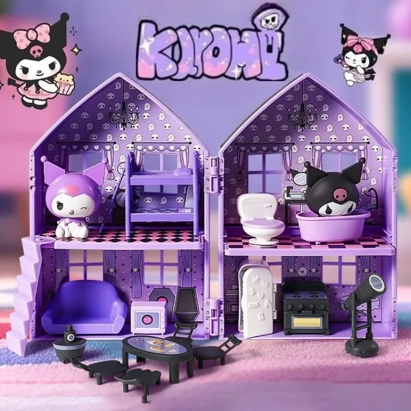 Anime Kuromi DIY House Scene Model Toys Cartoon Kawaii Kuromi Princess Doll 3D Bathroom Living Room Scene Model Girl Cute Toy
Anime Kuromi DIY House Scene Model Toys Cartoon Kawaii Kuromi Princess Doll 3D Bathroom Living Room Scene Model Girl Cute Toy