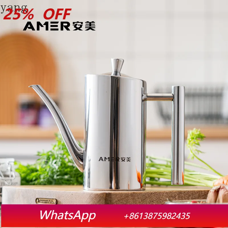 LMM stainless steel seasoning bottle sesame oil bottle diagonal oil pot
LMM stainless steel seasoning bottle sesame oil bottle diagonal oil pot