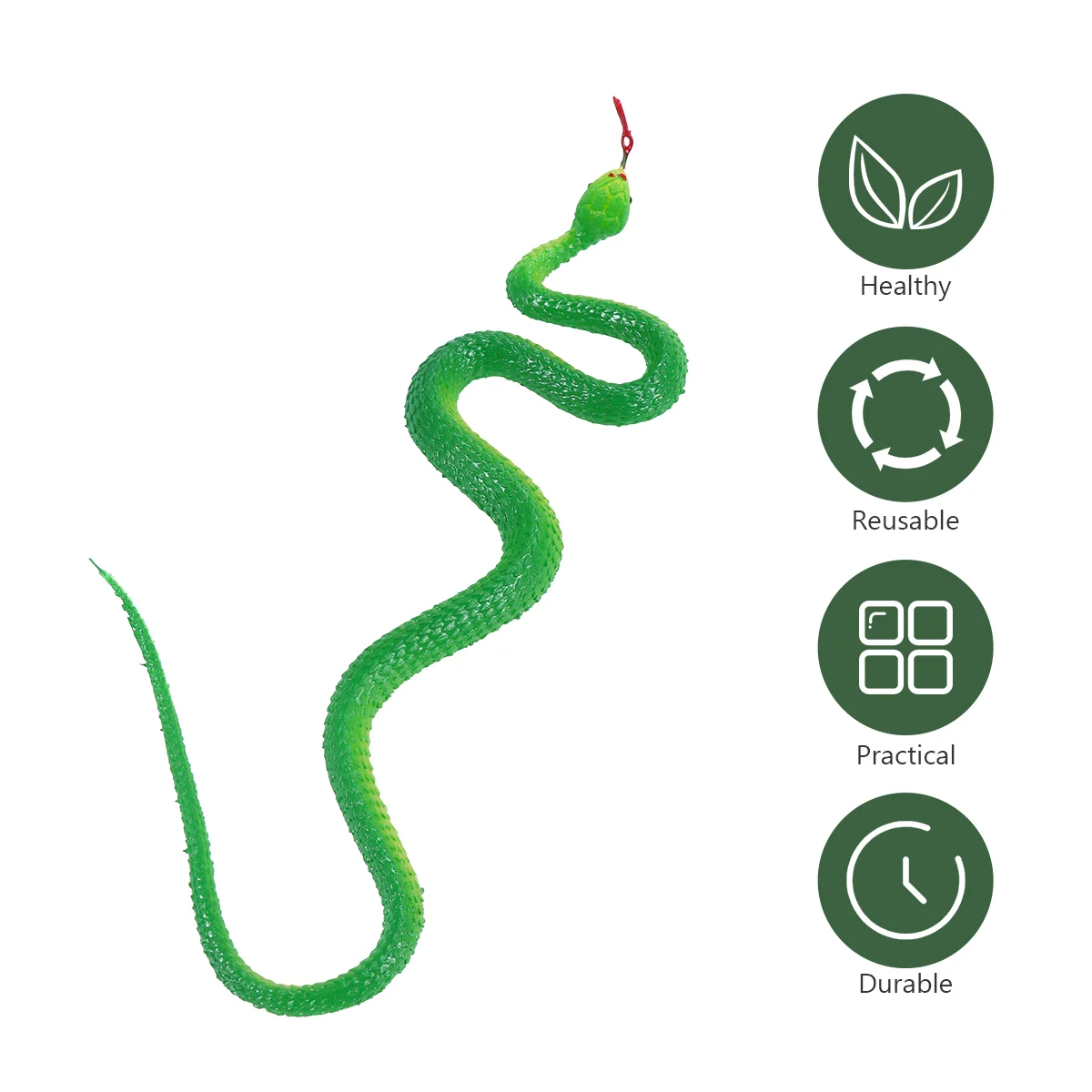 Fake Snake Trick Toy (little Green Snake) Scare The Birds Artificial Props Rubber Haunted House Child Toys
Fake Snake Trick Toy (little Green Snake) Scare The Birds Artificial Props Rubber Haunted House Child Toys
